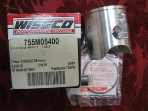 Pin y clips de anillo de pistón Wiseco RM125 '00-02 755M05400 54 mm STD. - Imagen 1 de 1