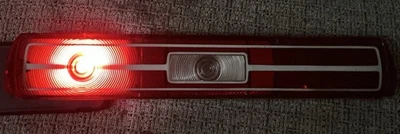 Luz de freno de señal de giro AMC Rebel Machine 1970 luz trasera inversa lente 3615860 Foto 1 de 4