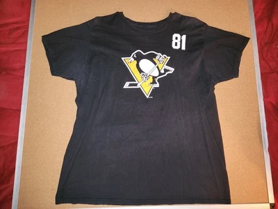 CAMISETA JUGADOR PHIL KESSEL #81 PINGÜINOS NEGRA MANGA CORTA Adulto X-GRANDE  Foto 1 de 4