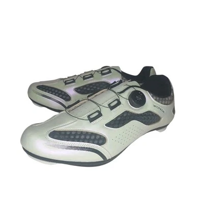 NUEVOS ZAPATOS DE CICLISMO WOFADA UNISEX - COMPATIBLES CON BICICLETA PELOTÓN TALLA 45 US 10.5 PARA HOMBRES Foto 1 de 4