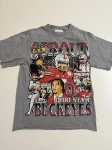 Camiseta para hombre Ohio State Buckeyes CJ Stroud Bootleg Rap AOP cambio de juego talla M - Imagen 1 de 4