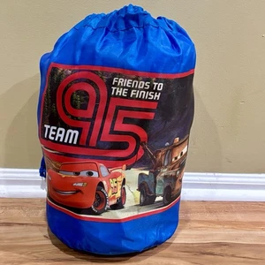 Disney Cars Sleeping Bag 30x54 in w/ Carry Bag – Kids Ages 4–8, McQueen - Picture 1 of 12