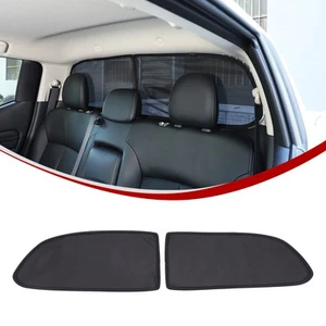 Tail Window Sunshade Visor Black Mesh Kit For Mitsubishi Triton L200 2015-2023 - Picture 1 of 12