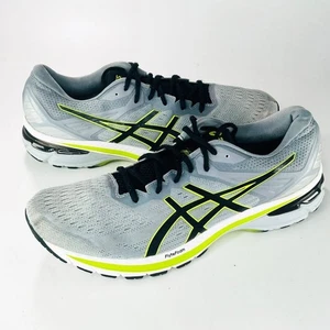 Asics GT-2000 9 Running Sneakers Shoes Grey Black Yellow-Green Men 12 - Picture 1 of 13