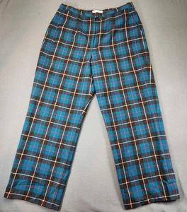 Vintage Pendleton Pants Tartan Plaid Womens Size 16 Mac Kinnon Hunting Golf - Picture 1 of 15