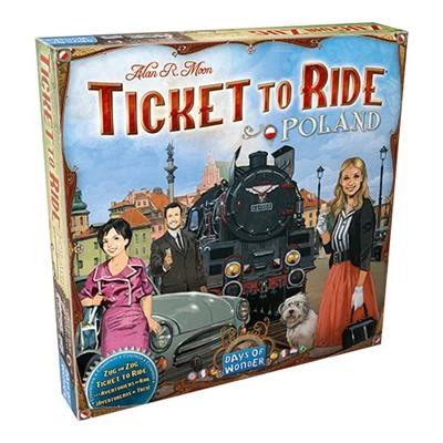 Ticket To Ride Poland Multilingua Gioco Da Tavolo 8+ Days of Wonder - Imagen 1 de 2