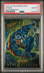 1995 Fleer Ultra Spider-Man Masterpieces #9 Venom PSA 10 - Picture 1 of 2