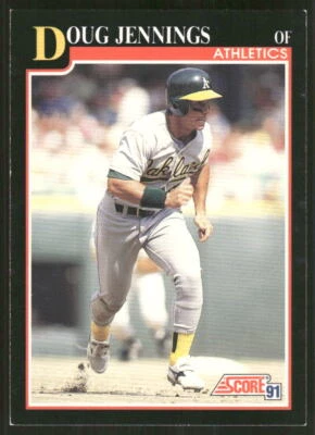 1991 Score #819 Doug Jennings - Image 1 of 2