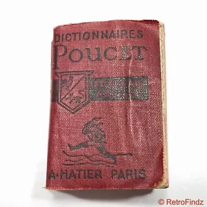 Dictionnaires Poucet A. Hatier Paris Anglais Francais French-English Dictionary - Imagen 1 de 7