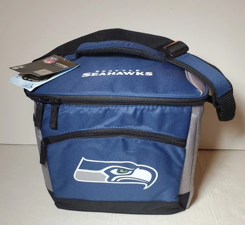 NEW Rawlings NFL Soft Insulated Cooler Bag 24-Can Capacity Seattle Seahawks Tags Cover