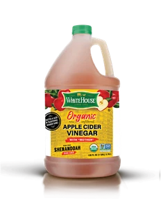 Whitehouse Organic, Raw Unfiltered, Apple Cider Vinegar, 128 fl. oz (1 gal) - Picture 1 of 5