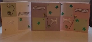 greetings cards assorted 6 pack 6 x 6 cards 2 of each design with envelopes. - Picture 1 of 2