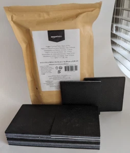 Amazon Basics Anti-Rutsch Möbel Gummi Pads 4" Quadrat 12er Pack Schwarz - Bild 1 von 5