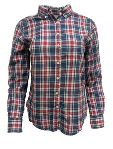 GANT Women's Yale Blue Her Madras Shirt 450887 Size Small - Picture 1 of 1