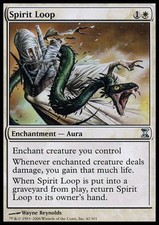 Spirit Loop PL Time Spiral MTG Magic The Gathering White English Card