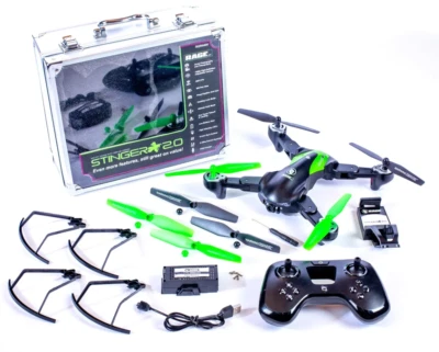 Rage RC Stinger 2.0 Ready To Fly WiFi FPV Drone w/ 1080p HD Camera RGR4400 - Image 1 of 4
