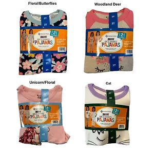 Member's Mark Girl's 4 Piece Long Sleeve & Legging Pajama Set - Picture 1 of 8
