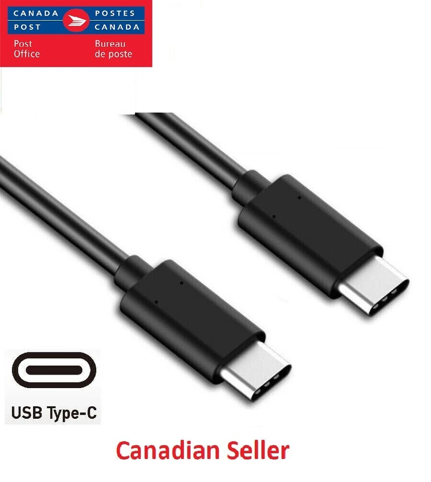 New USB Type-C to USB-C Charger Data Cable Cord For Samsung A5 A71 A32 S10 S20 - Изображение 1 из 1