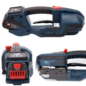 Flejadora eléctrica Herramienta de flejado automática para correas PP PET de 13-16 mm - Imagen 1 de 17