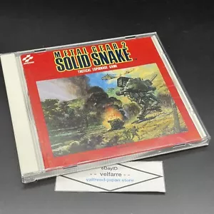 MSX2 Metal Gear 2 Banda Sonora de Serpiente Sólida CD Juego de Espionaje Táctico Konami USADO - Imagen 1 de 12