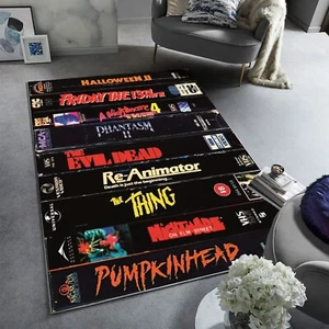 VHS Tape Rug, Horror Rug, Movie Rug, Nostalgic Rug, Retro Vhs Rug - Picture 1 of 6