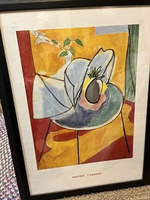 Impresión enmarcada Henri MATISSE L’ananas "Bodegón de piña" Foto 1 de 3