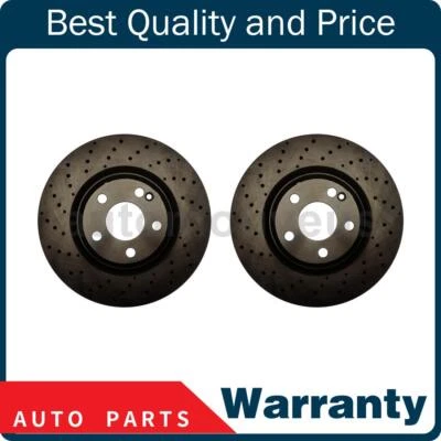 Rotor de freio a disco dianteiro 2X Raybestos para Mercedes-Benz GLA250 2016 2017 2018 2019 - Imagem 1 de 4