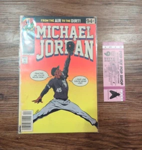 Pop Fly Pop Shop Michael Jordan Kunstdruck/992 MLB Baseball Chicago weiße Sox - Bild 1 von 6