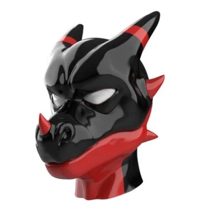 Furrjoi Silicone Evil Dragon Mask Role Play Headgear Furry Fetish Color Custom - Picture 1 of 14