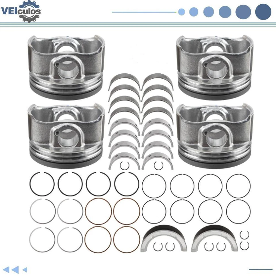 Main Rod Bearing Piston Rings For Buick Lacrosse Chevrolet Impala GMC Terrain - Image 1 of 4