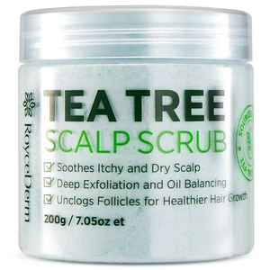 Tea Tree Scalp Scrub: anti Fungal Pre Shampoo, Itchy Relief Scalp Treatment for - Picture 1 of 12