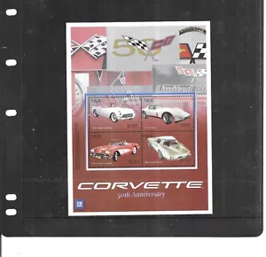 NIUE 2003. CORVETTE. MINI SHEET. $1.50. MINT FULL GUM. AS PER THE SCAN. - Picture 1 of 3