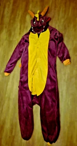 Onesie Kostüm Schlafanzug kuschelig Drachen Gr. S - Bild 1 von 3