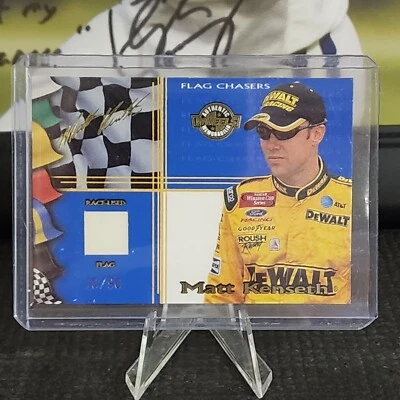2003 WHEELS HIGH GEAR  MATT KENSETH CHECKERED FLAG CHASER CARD /90 - Image 1 of 2