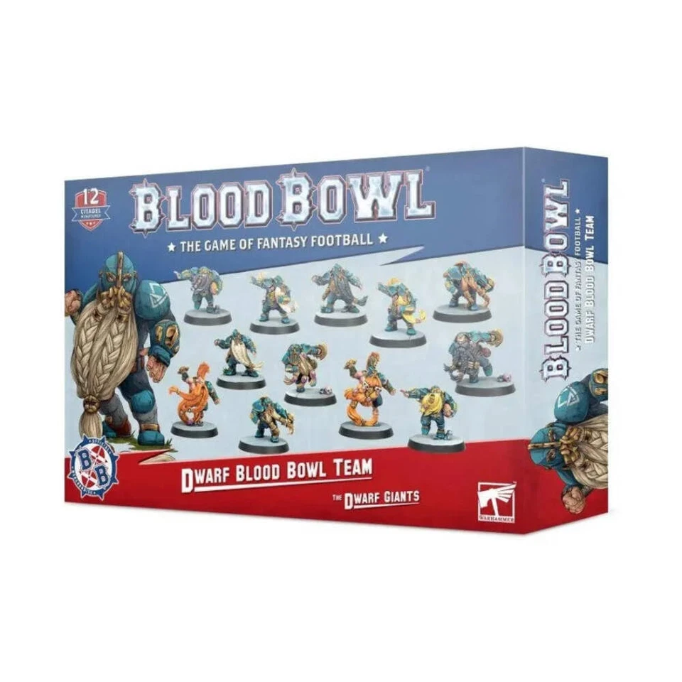 Dwarf Team - The Dwarf Giants: Games Workshop Blood Bowl - Image 1 of 1