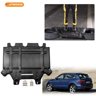For Audi Q5 2009-2017  Heavy-duty Engine Shield Skid Plate Lower Engine Cover Foto 1 de 4