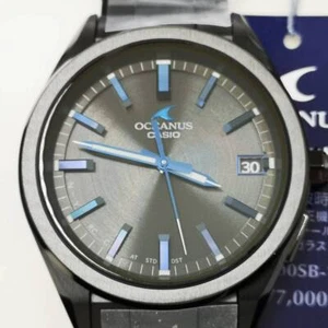 CASIO OCEANUS CLASSIC LINE OCW-T200SB-1AJF Blue Black Men's Watch New in Box - Picture 1 of 12
