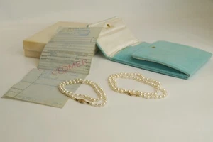 Cadena de perlas con cuentas Tiffany&Co oro amarillo 585 y 750 - Imagen 1 de 7