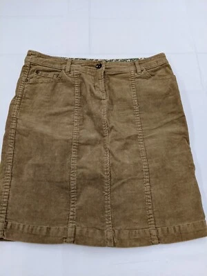 Fat Face Women Corduroy Mini Skirt UK 8 Brown - Image 1 of 4