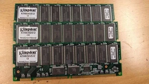 KINGSTON 512MB KTH8265/512 SDRAM 133MHz ECC lot of 3 - Picture 1 of 3