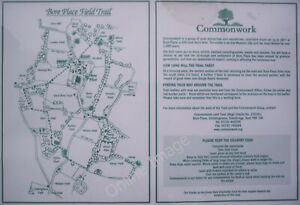 Photo 6x4 Bore Place Field Trail Winkhurst Green This is a map and guide  c2010