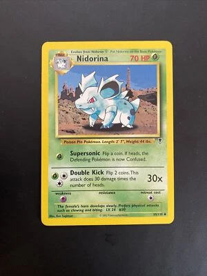 Pokemon Card Uncommon Legendary Collection English Near Mint 55/110 Nidorina - Image 1 of 4