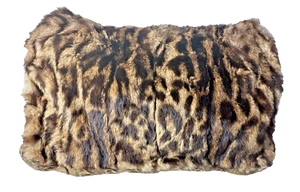 Vintage 40er 50er Jahre Leopardenmuster Fell Muff Handtasche Clutch Handtasche - Bild 1 von 9