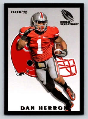2012 Fleer Retro Rookie Sensations #RS35 Dan Herron (ref 193351) - Image 1 of 2