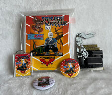 Commodore 64 / 128 CBM C64 Samurai Warrior, works, FREE badges, keyring, cart