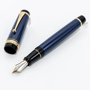 Pilot Namiki Custom Urushi 18k NAVY (DarkBlue) FM nib Fountain Pen #30 FKV-88SRL - Picture 1 of 6