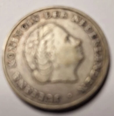 Netherlands Antilles1952 Gulden, World Silver Coin. - Image 1 of 2