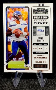 2022 Panini Contenders Geno Smith #88 Seattle Seahawks - Imagen 1 de 2
