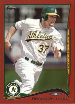 2014 Topps Target Red Border #471 Brandon Moss Card - Image 1 of 2