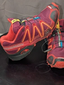 Scarpe donna Salomon Speedcross 3 US 7,5 rosa viola rosso in ottime condizioni - Foto 1 di 9